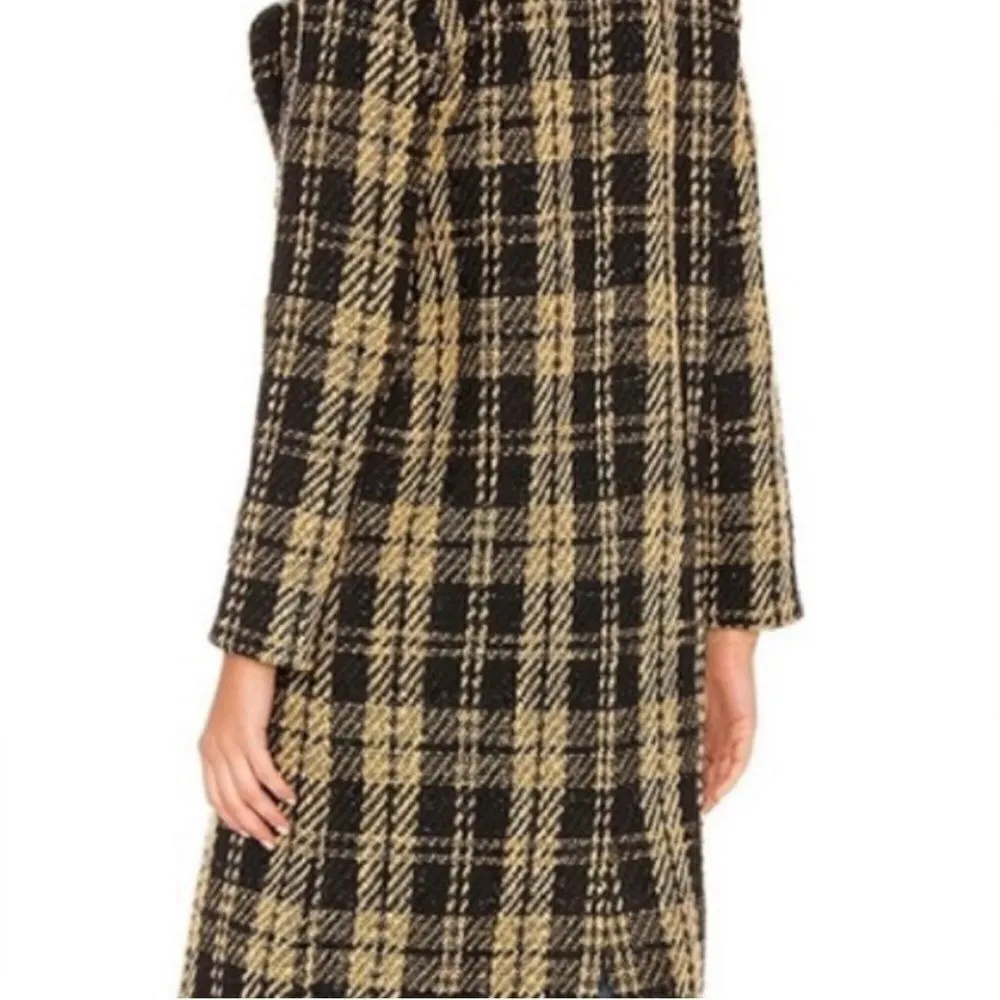 Tularosa Valentina Coat Black/Tan/Metallic Black XS EUC - Image 4