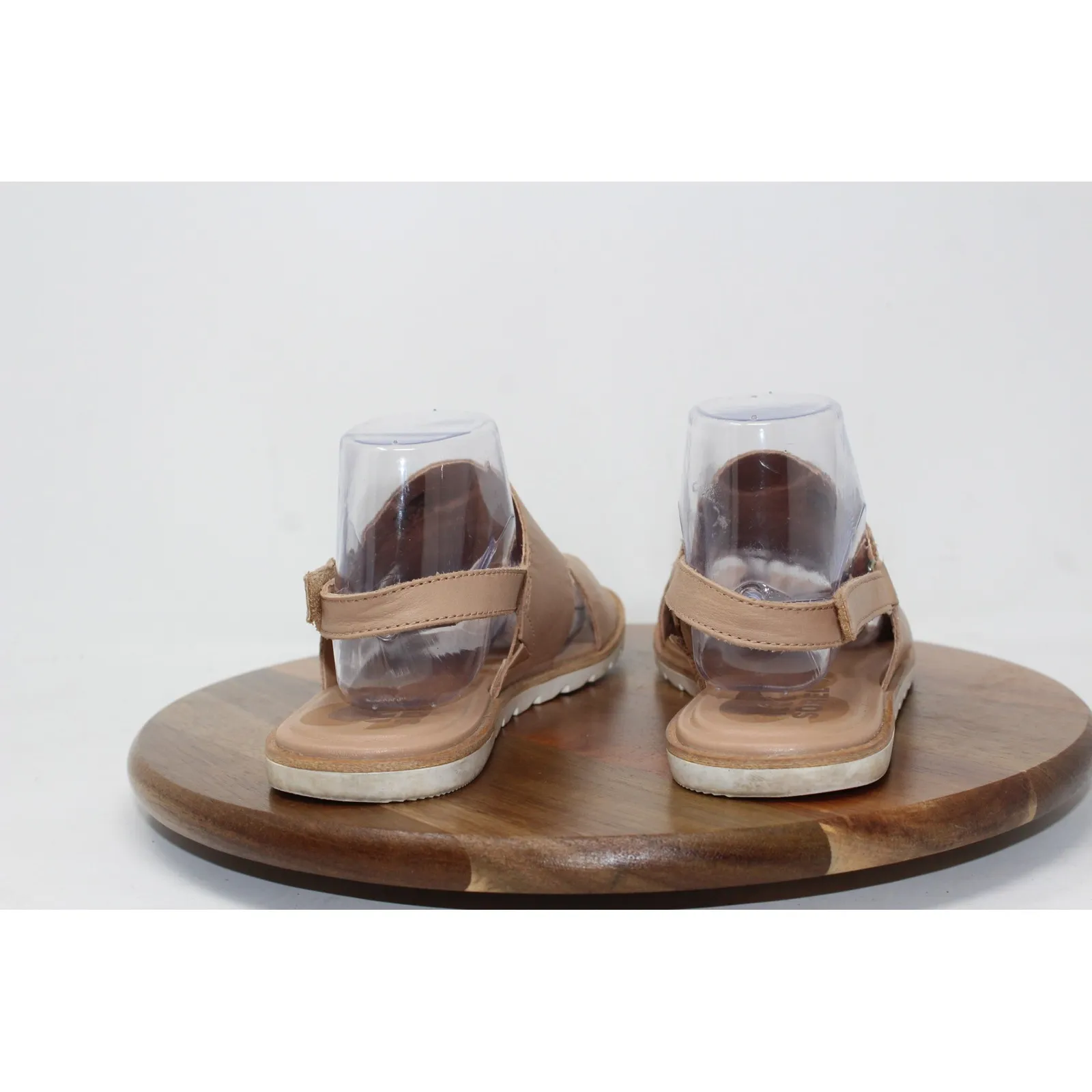 Sorel Womens Ella II NL4663-246‎ Tan Leather Slingback Sandals Size 9 - Image 7