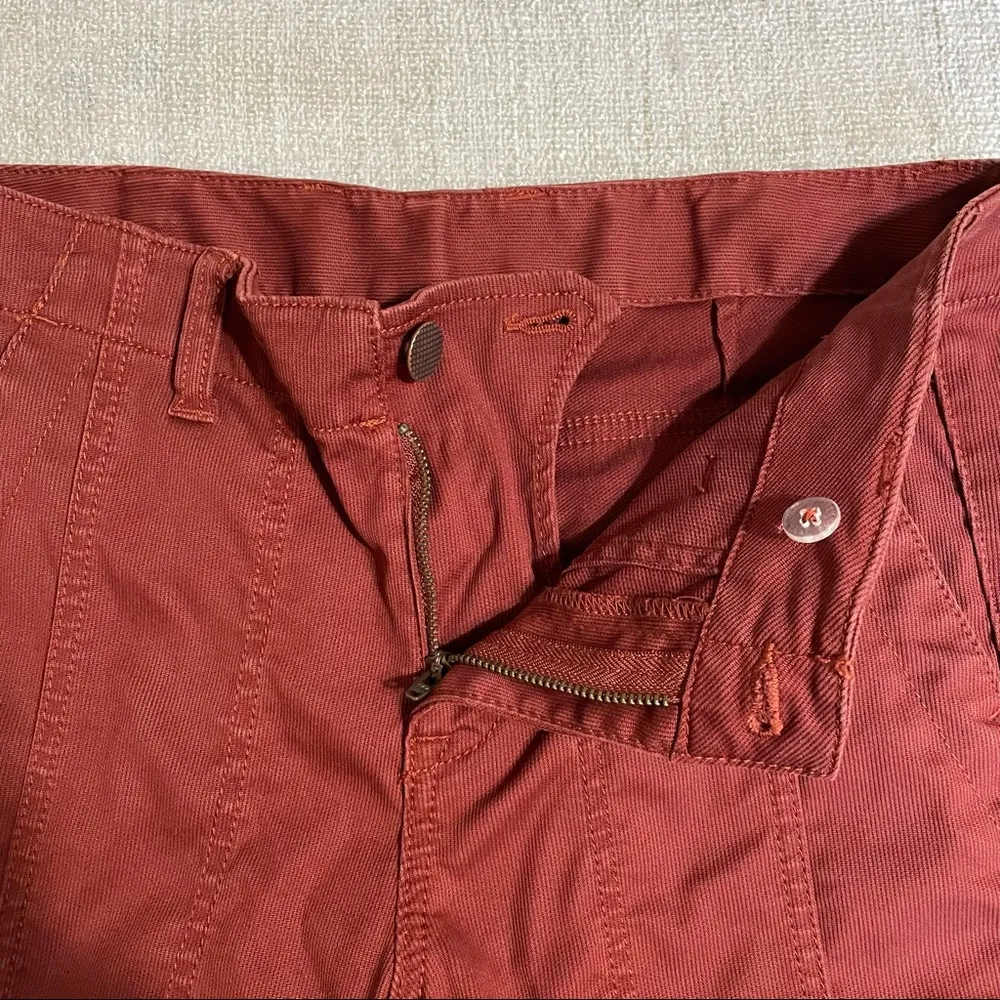 Cabi The Drifter Bloom Rust Colored Cargo Pants - Image 8