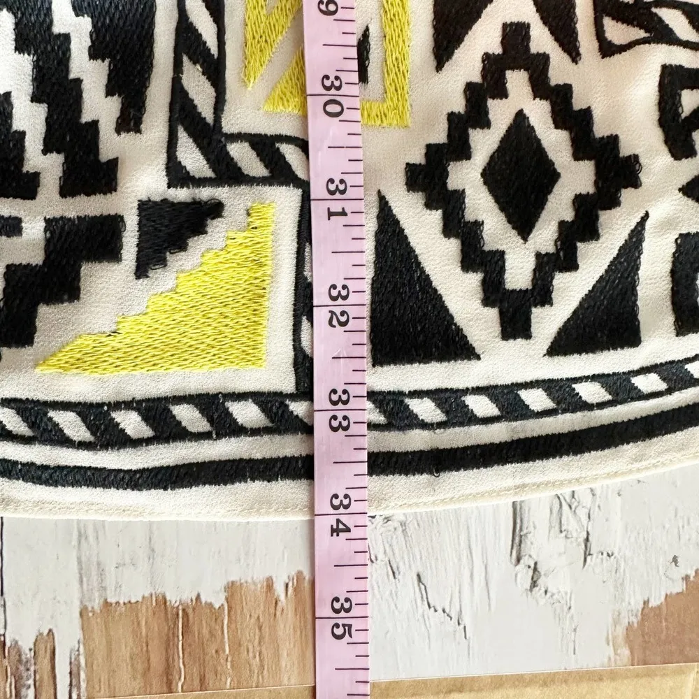 Alice + Olivia Lowell Embroidered Shift Mini Dress Size Small - Image 5