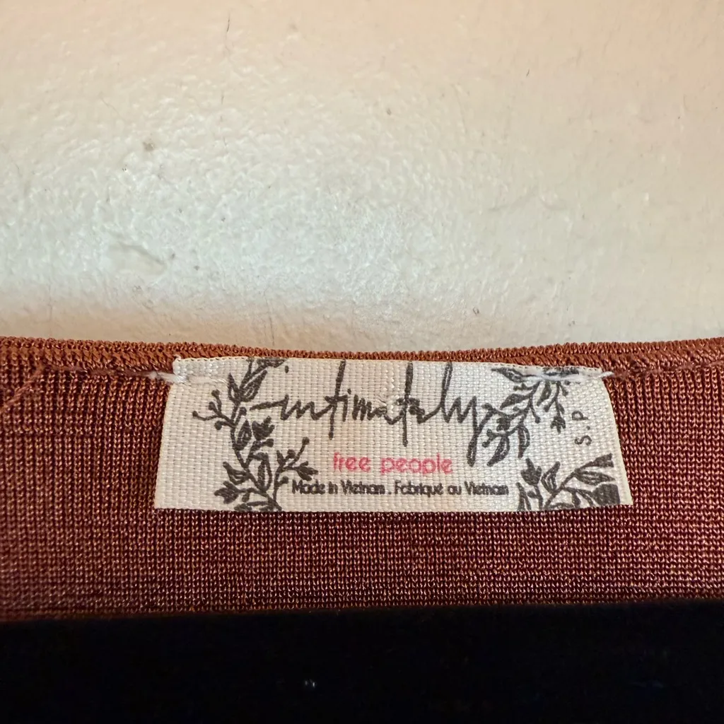 Free People Rust Bodysuit - Image 3