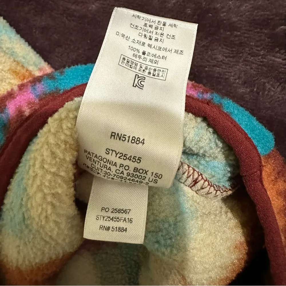 Patagonia Synchilla Fleece Snap T Pullover Cinder Twist, XS - Image 7