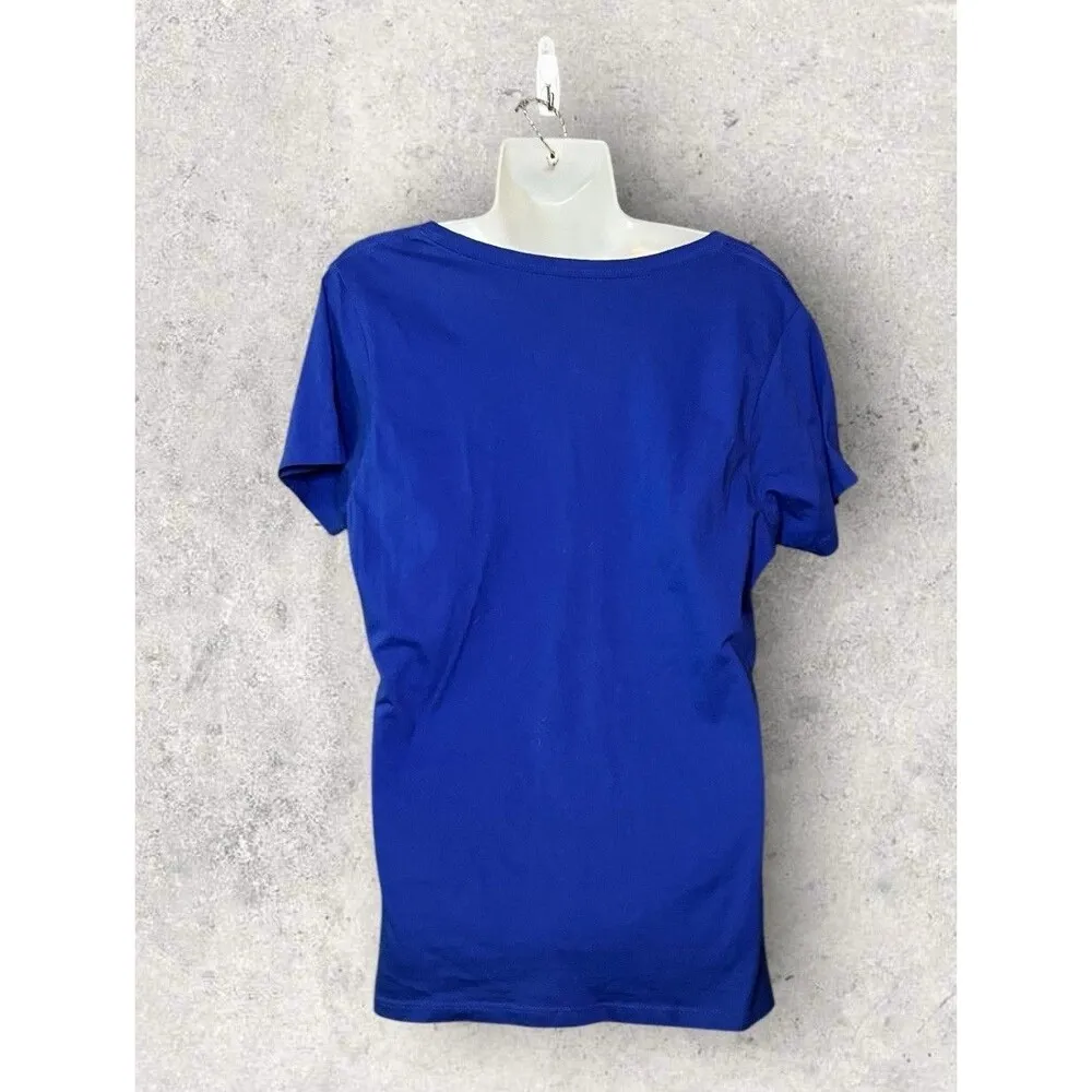 Jason DeGrom NY Mets 2018 Cy Young Award Winner V Neck Tee Womens Large - Image 2