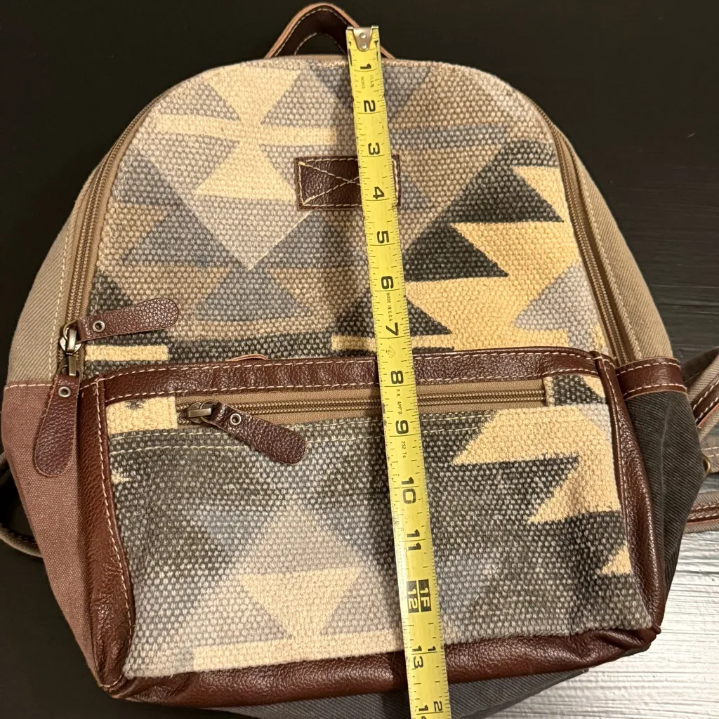 Myra Bag mini backpack Geometric Patterned Backpack - Image 2