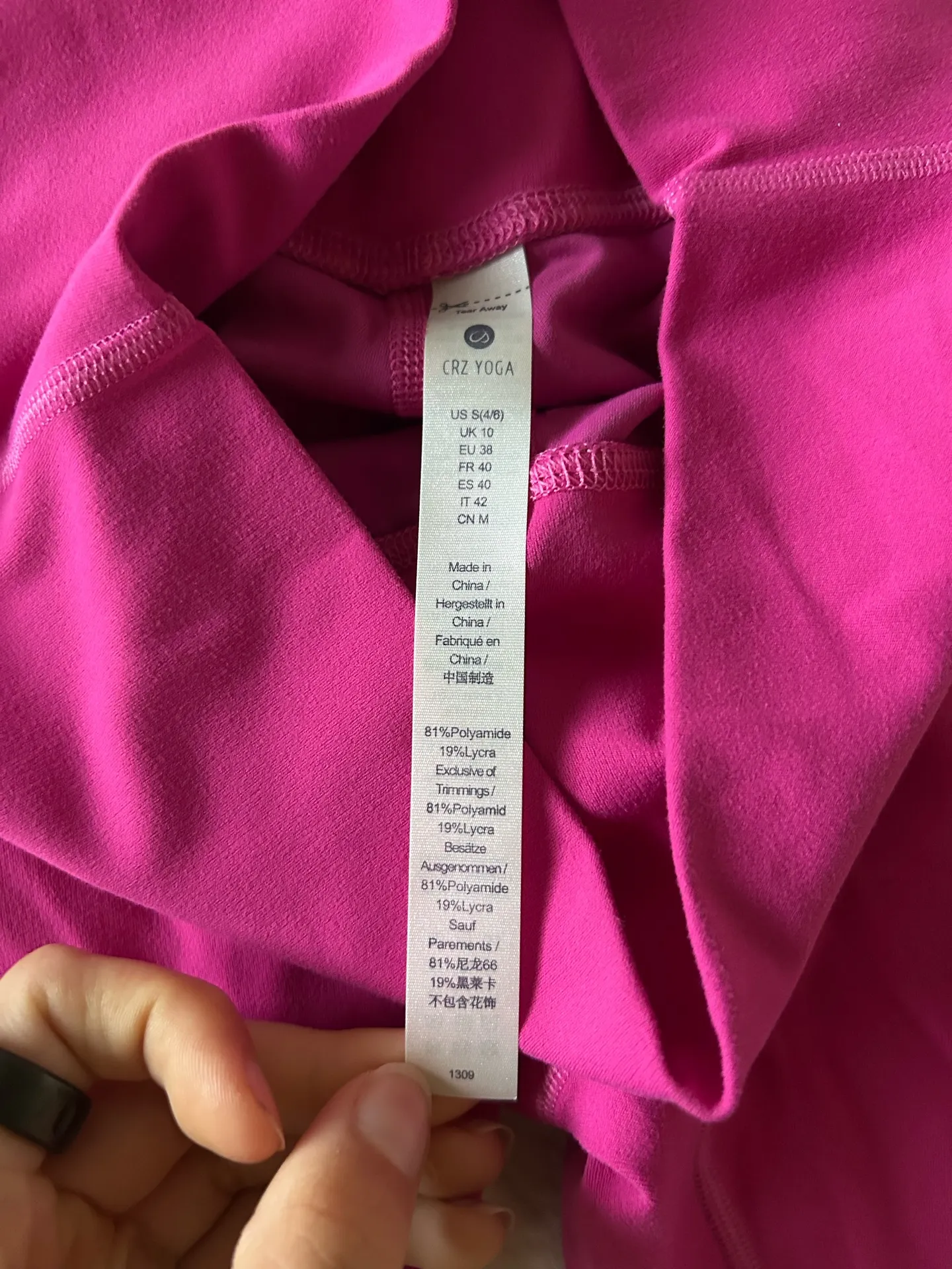 CRZ YOGA Pink Leggings - Image 3