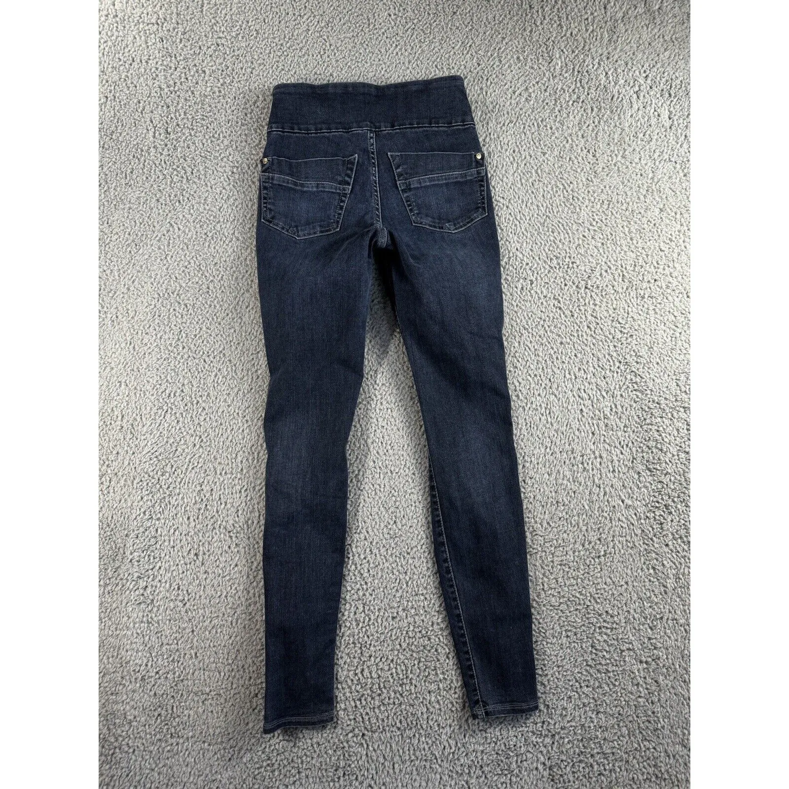Rock‎ & Republic Jeans Women 2 Skinny Low Rise Slimming Denim Cure Pull On Pants - Image 2