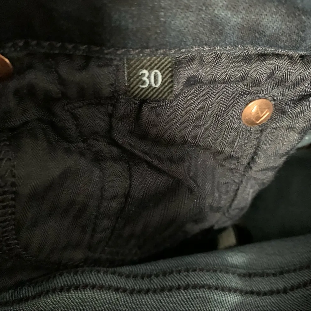 Seven for all Mankind Highrise Ankle Skinny Dark Wash Denim Jeans 30 - Image 7