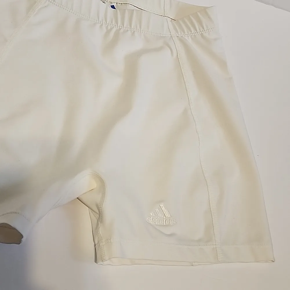 Adidas White Athletic Shorts Women’s Size M - Image 2