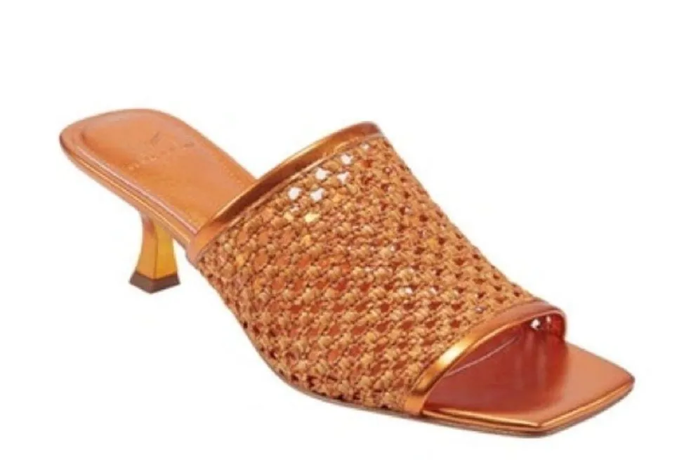 NEW Marc Fisher LTD Juliette Sandal In Orange - Image 2