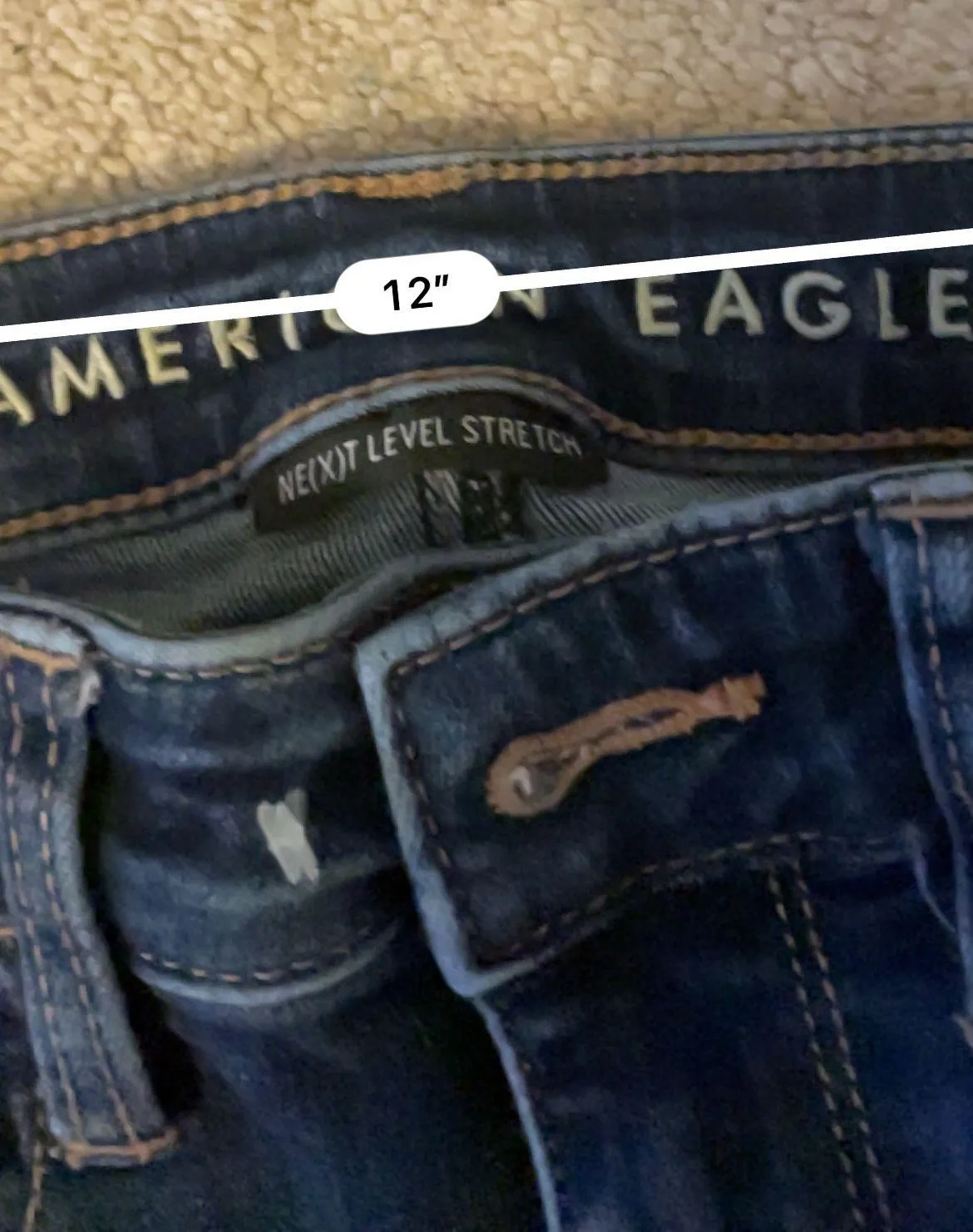American Eagle Super hi-rise Dark Wash Jeggings - Image 3