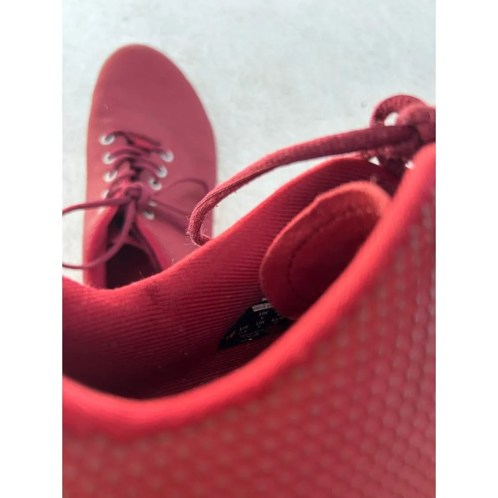 NOBULL SUPERFABRIC TRAINING CROSSFIT GYM SHOES WOMEN'S 11.5 FIRE RED & HEATHER - Image 5