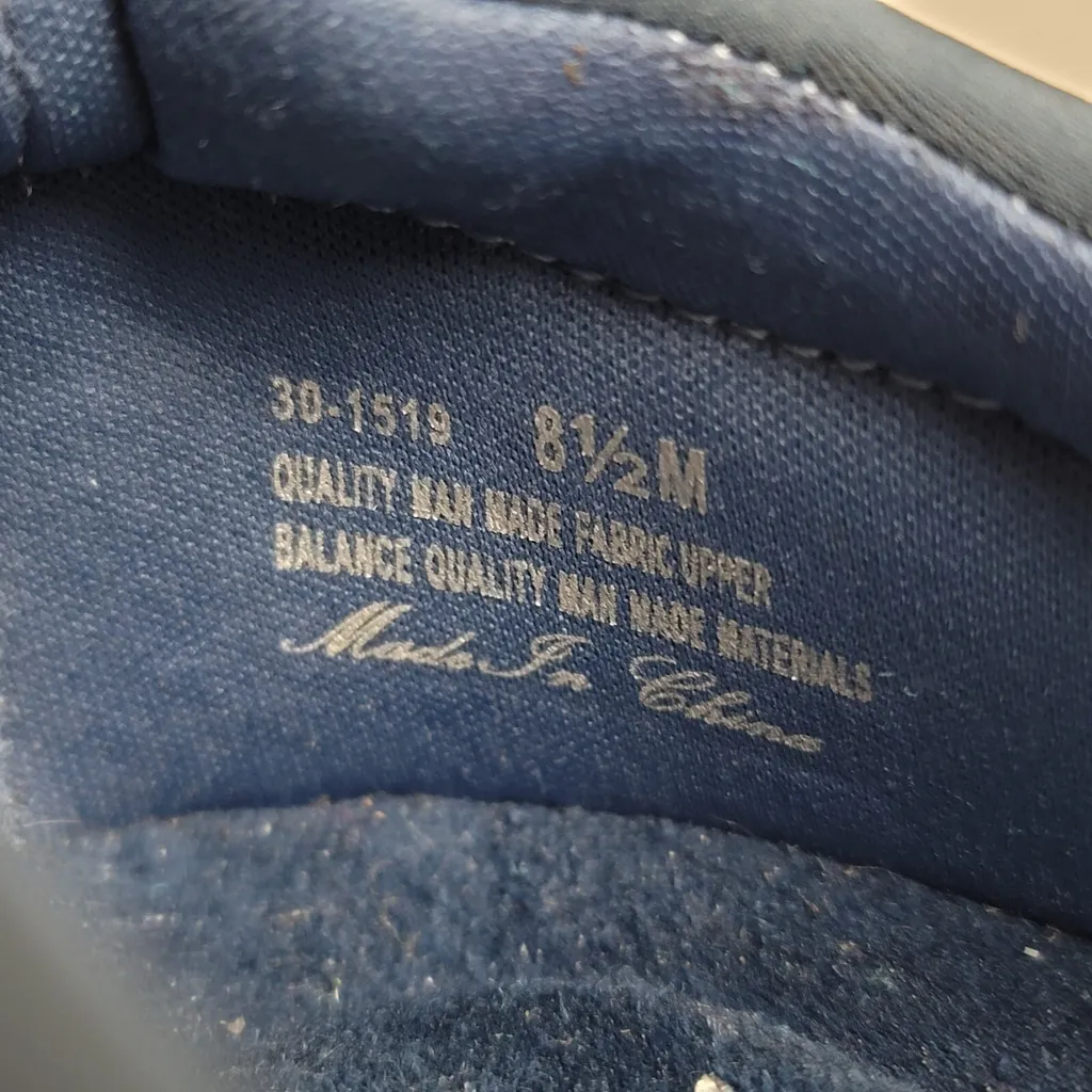 SoLite by Easy Street Comfort Slip-On Flats Stretch Shoes Blue Size 8.5M - Image 9