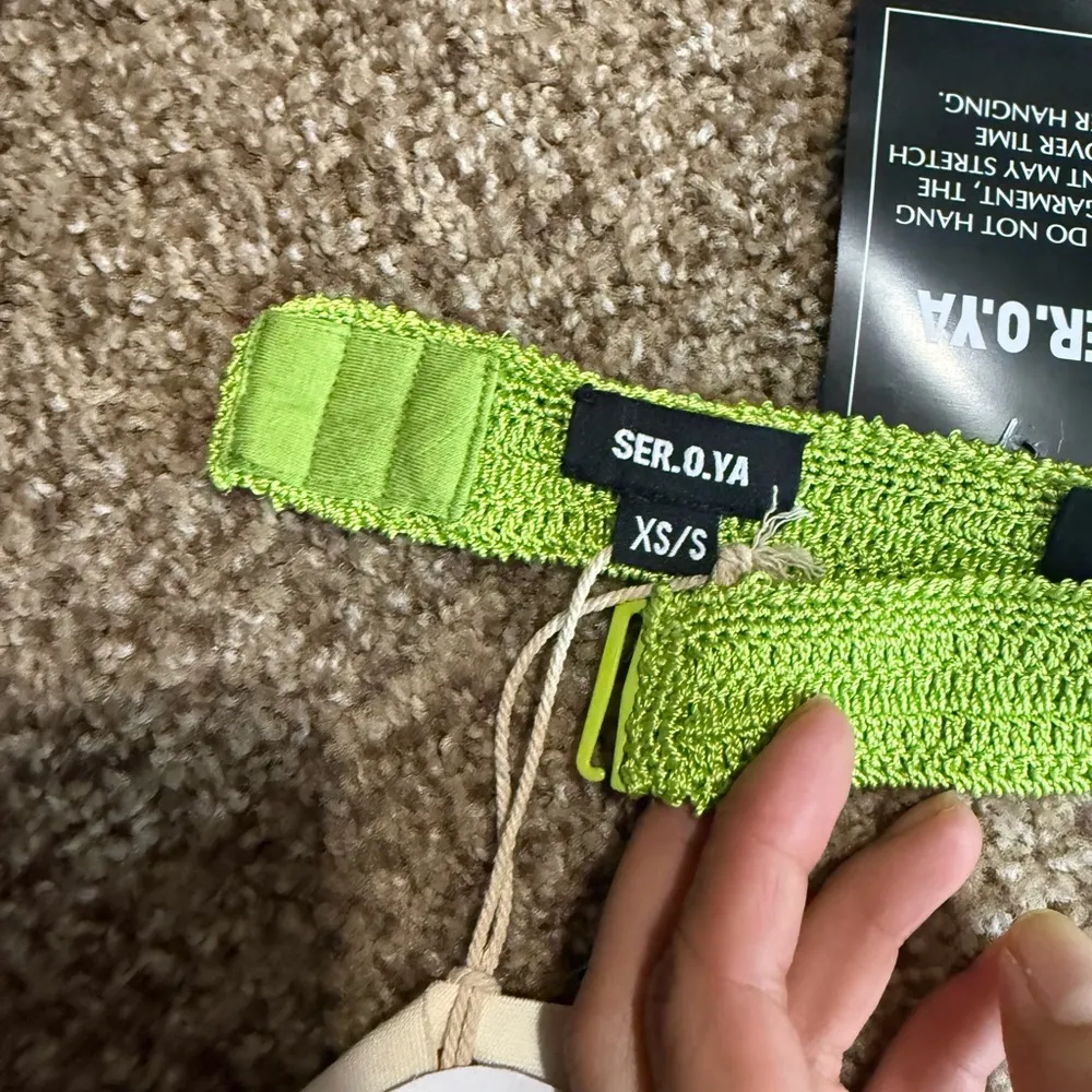 New NWT Ser.o.ya Nola Crochet Bra in Lime - Image 5