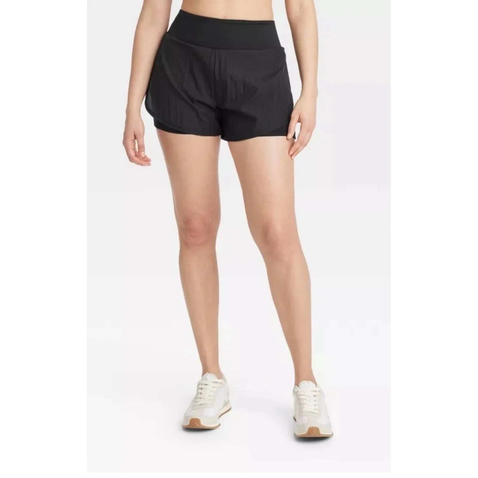 All in Motion Women's Size XXL High Rise 2 in 1 Run Shorts 3" - Image 3