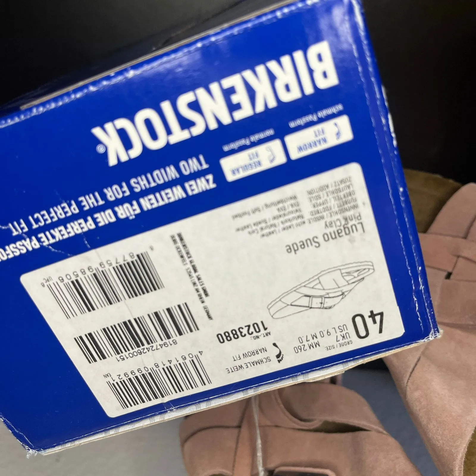 •NWT• BIRKENSTOCK Lugano Suede Soft Footbed in Pink Clay • EU40 / 9W / 7M - Image 7