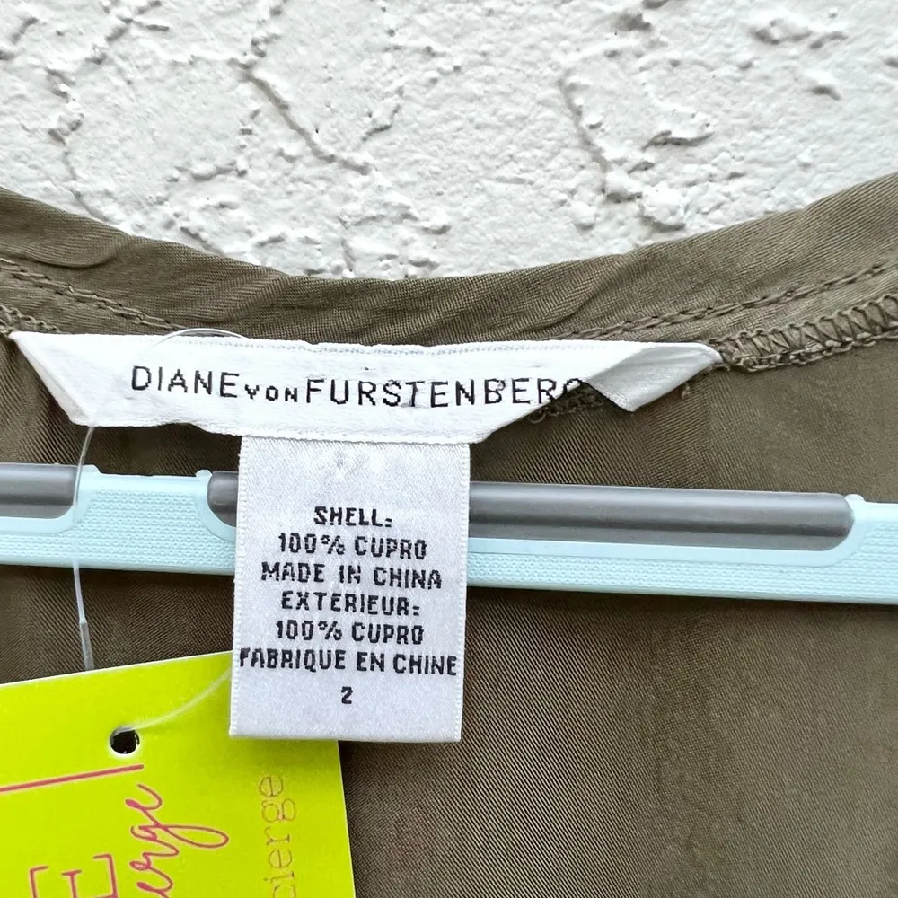 Diane Von Furstenberg cupro shell tank top 2 - Image 4