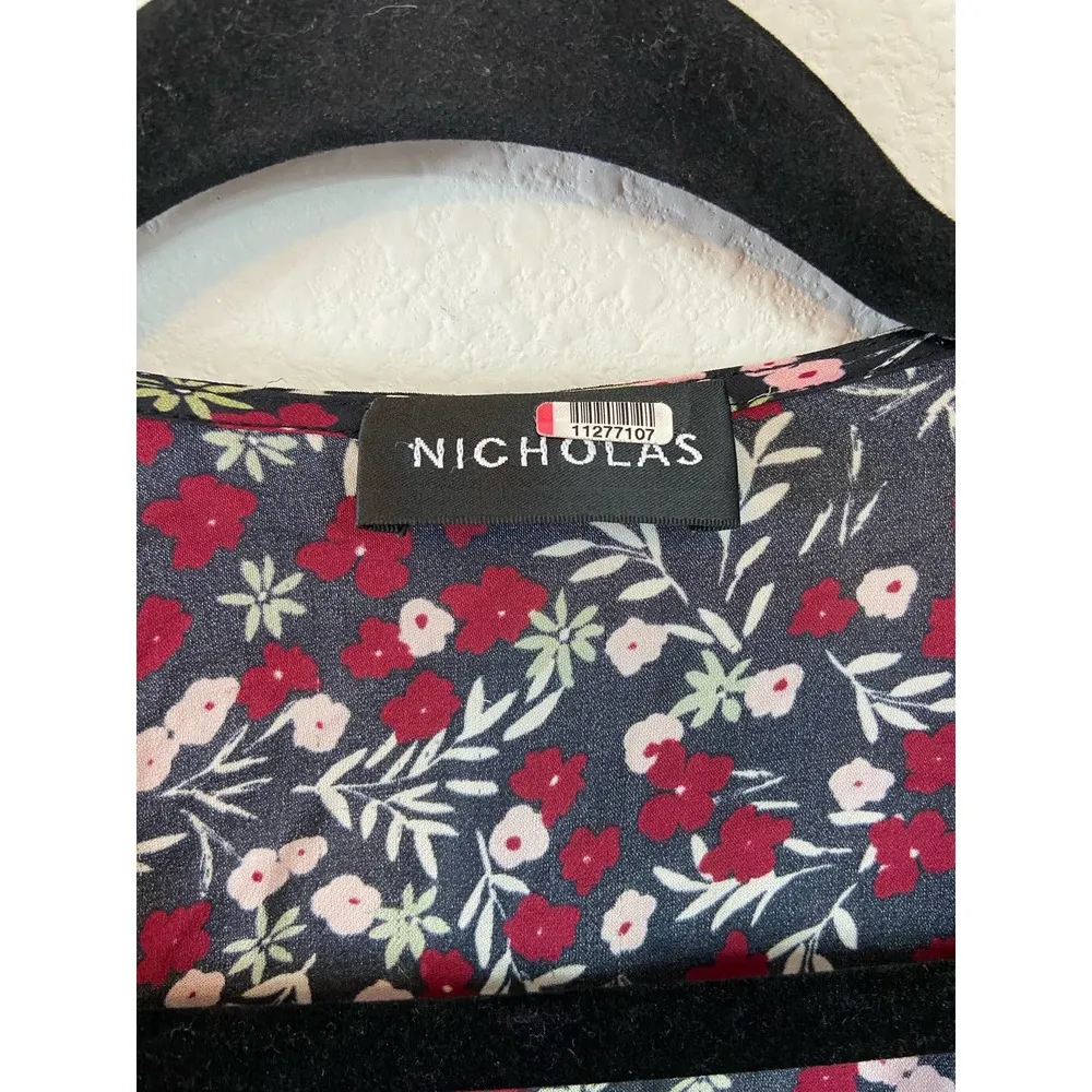 Nicholas silk midi floral dress size 2 - Image 2