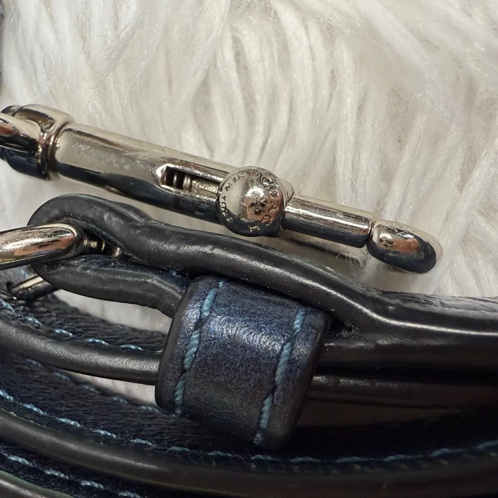 Coach  Blue Metallic Replacement Crossbody Strap - Image 9