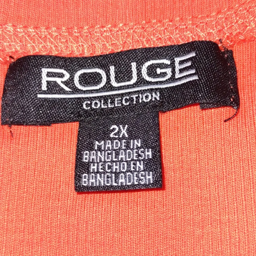 Rouge blouse Orange Size 2X - Image 4