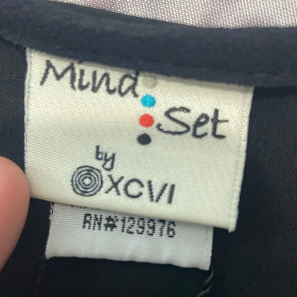 Mind Set by XCVI Midi Dress Womens M Ombre Sleeveless Layered Scoop Neck NEW - Image 2