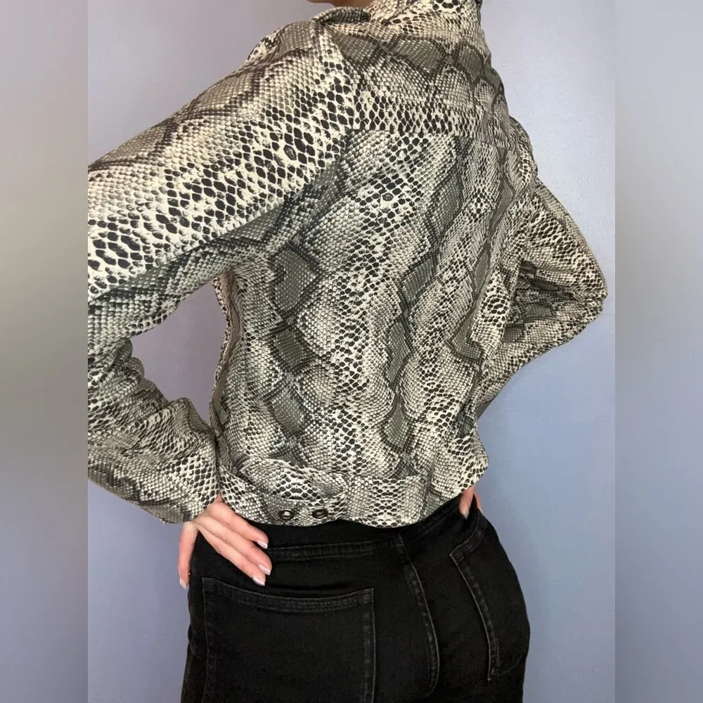 Snake Skin Print Jacket - Image 2