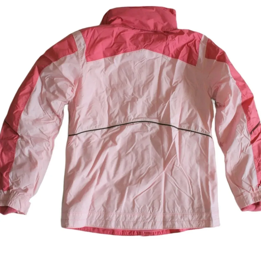 Retro 3 in 1 winter snow coat fleece warm winter pink size 14/16 or XS - Image 12