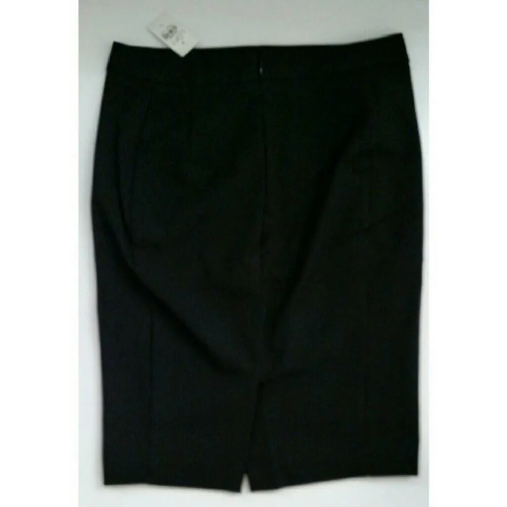 Ann Taylor LOFT Pencil Skirt Black Career Office Workwear 2 New - Image 3