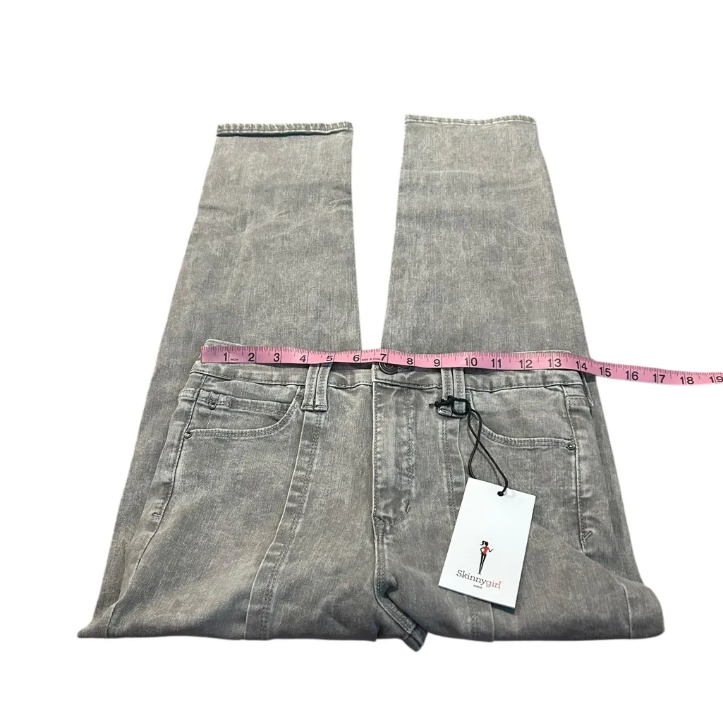 SKINNYGIRL December slim straight jeans nwt Gray Size 6 - Image 3