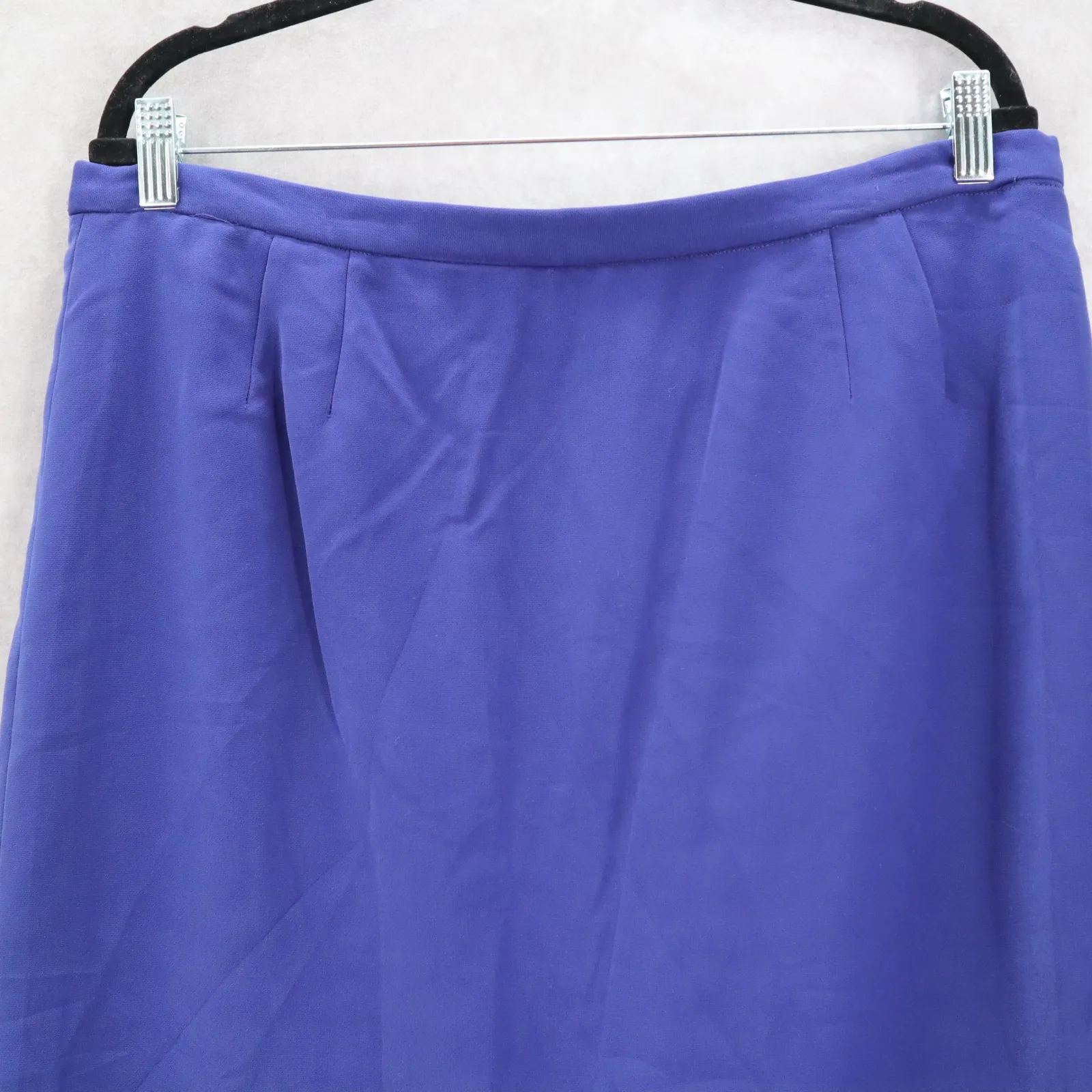 Collection for Le Suit Purple Secretary Knee Length Formal Pencil Skirt Plus 18 - Image 3