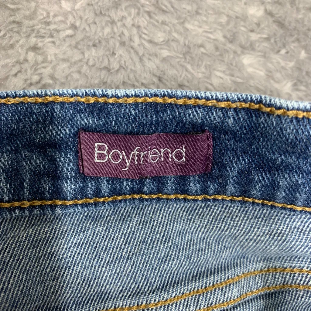 Boyne Women’s Blue Jeans Size 12 Made in Cambodia Classic Fit 99% Cotton - Image 10
