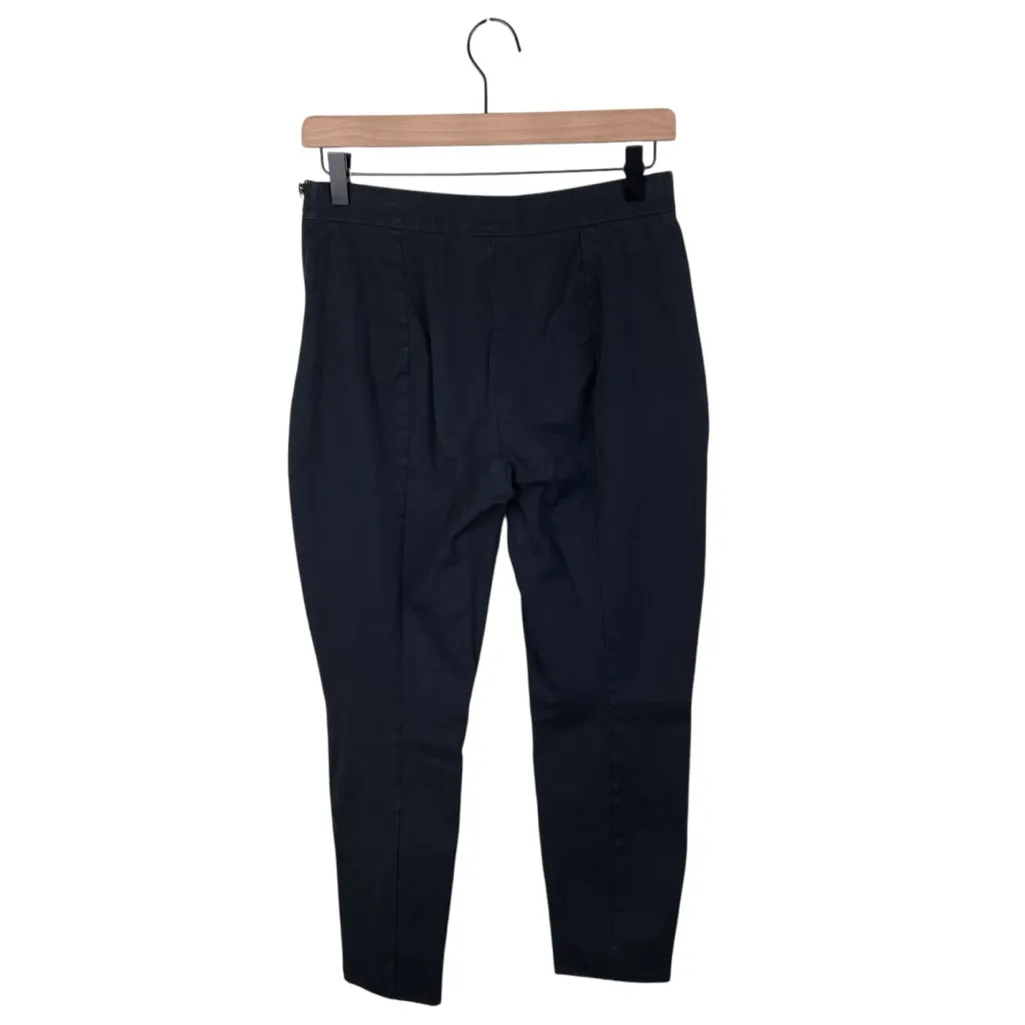 Everlane Women's The Side Zip Stretch Cotton Pants in Black Size 6 Minimalist - Image 2