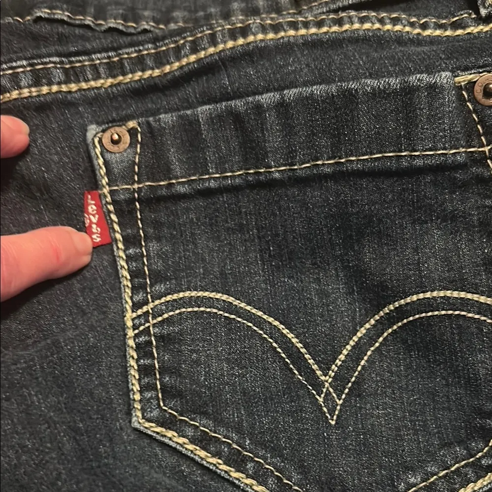 Levi's Blue Straight Leg Jeans Classic Style - Image 5