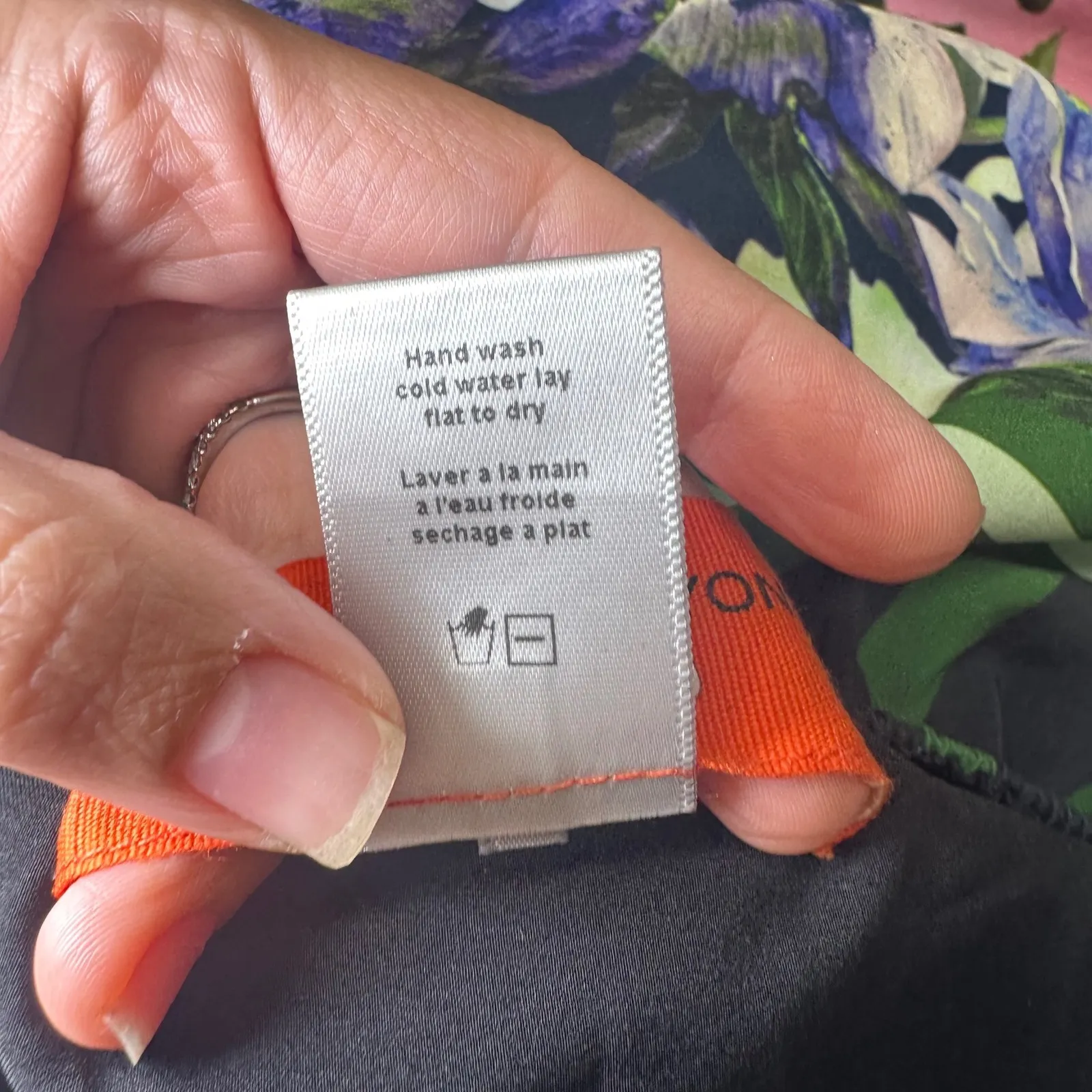 Clover  Canyon colorful patterned‎ jumpsuit straight leg black pink large - Image 9