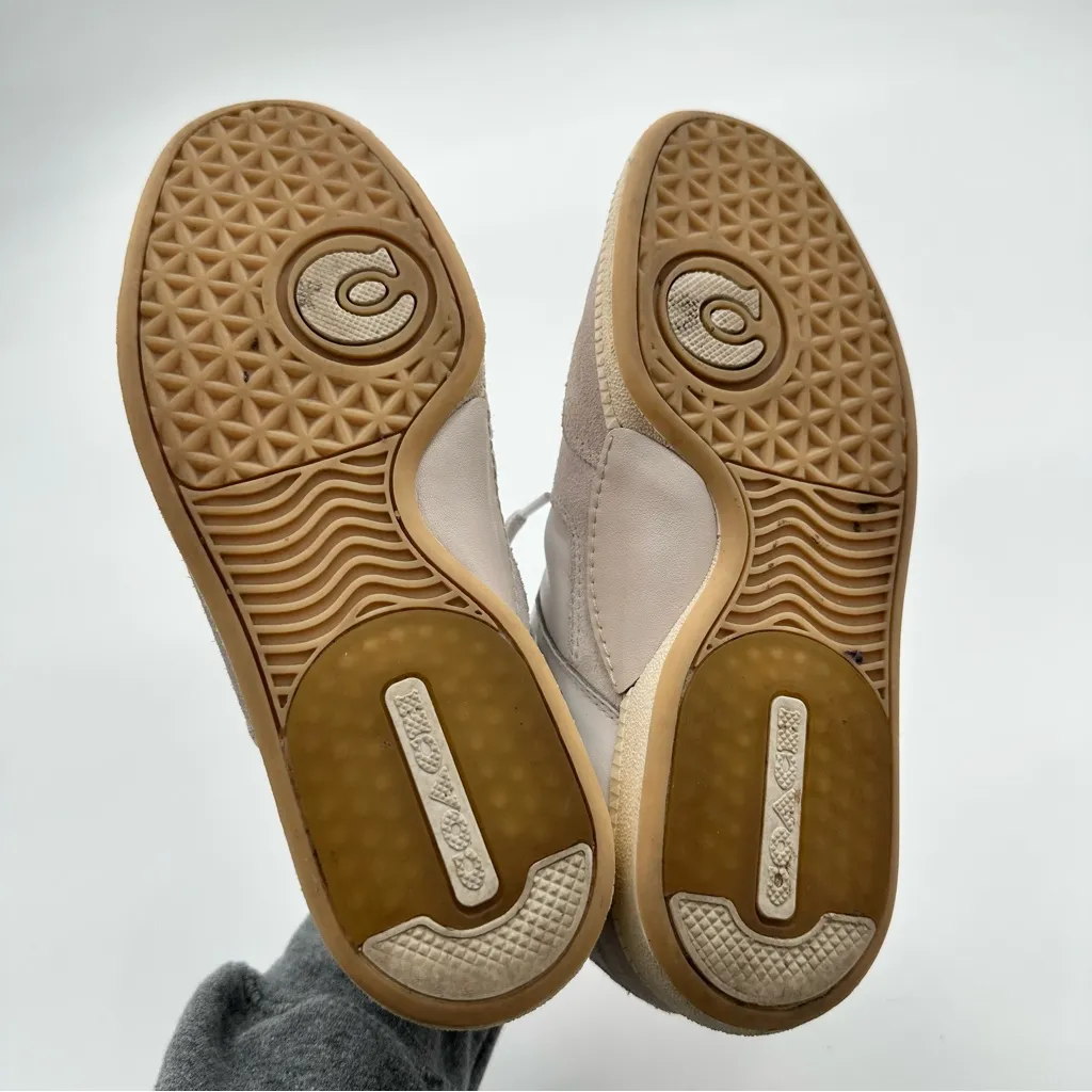 Coach Citysole Mid Top Sneaker Neutral Color Size 6 - Image 9