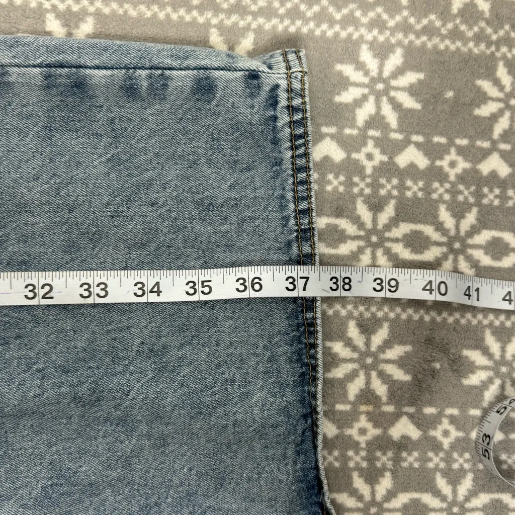 NWT BlankNyc In My Mind Denim Maxi Denim Skirt with Front‎ Slit Size 29 - Image 11