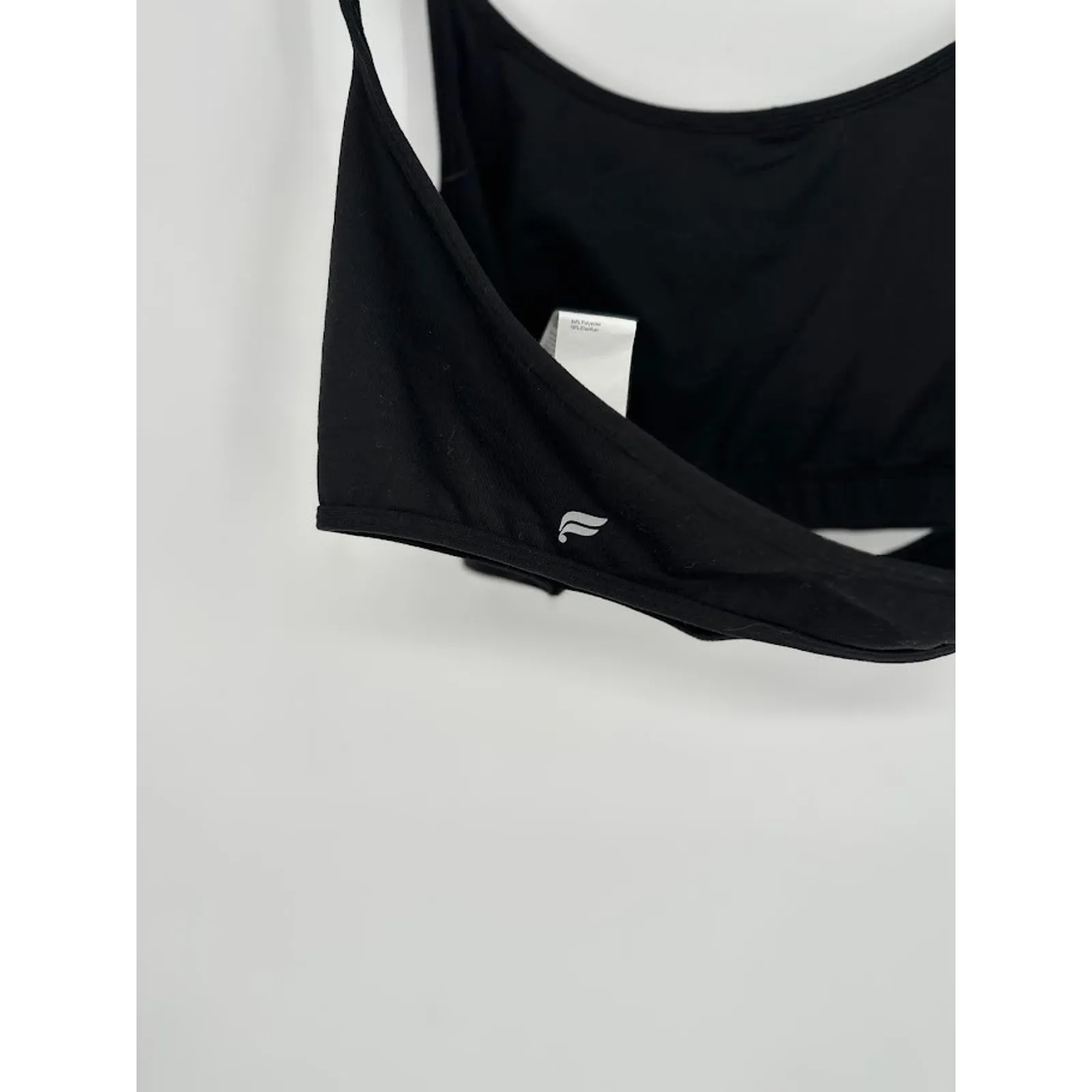 FABLETICS Low Impact Cross Back Bra Size XL Black Athletic Sport Active - Image 2