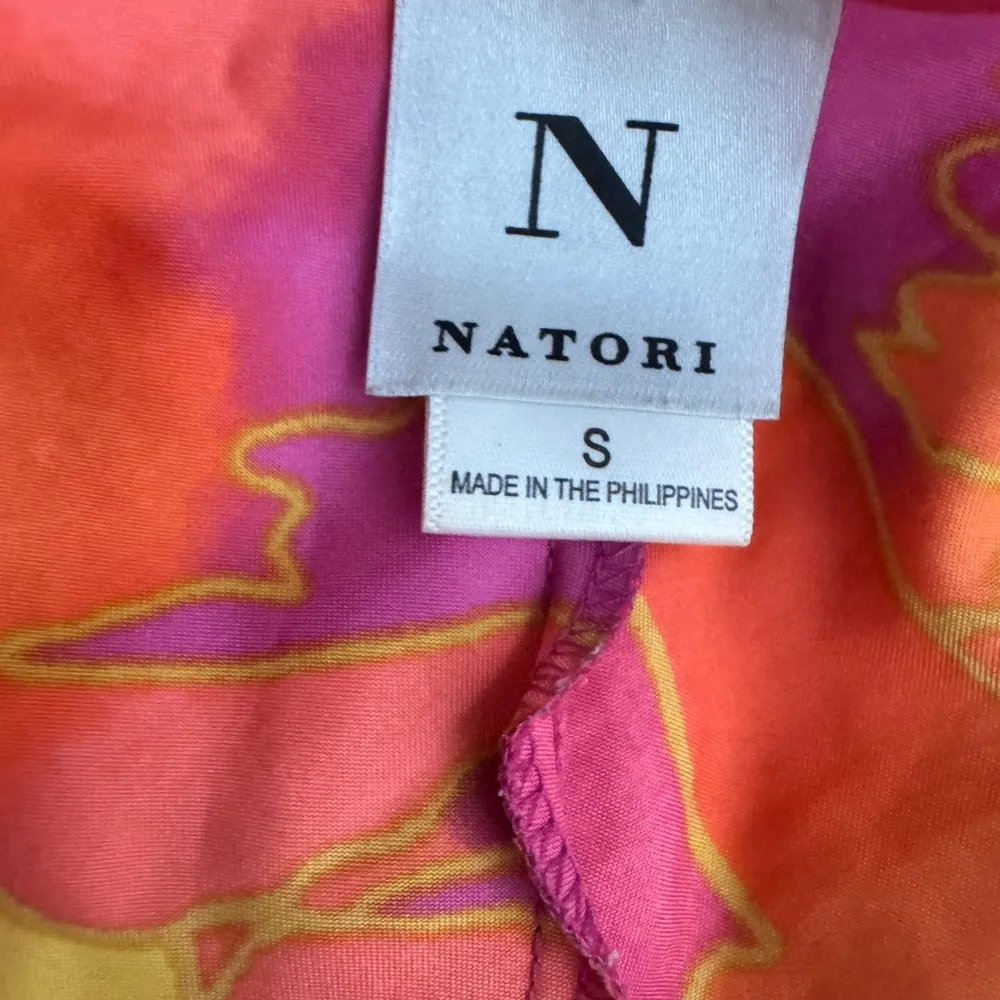 Natori Floral Maxi Dress - Red, Pink, Orange Size small.  F43 - Image 10