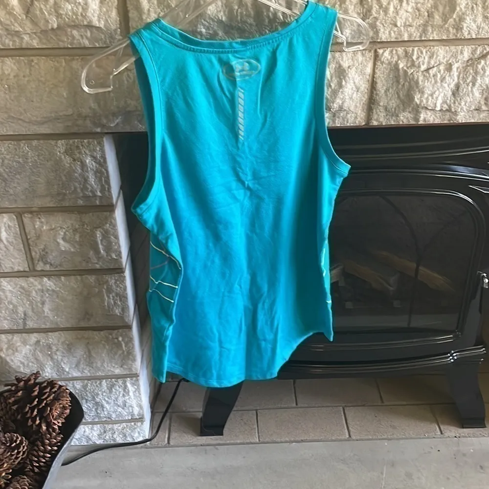 Run Racerback Tank Blue/Pink M - Image 4