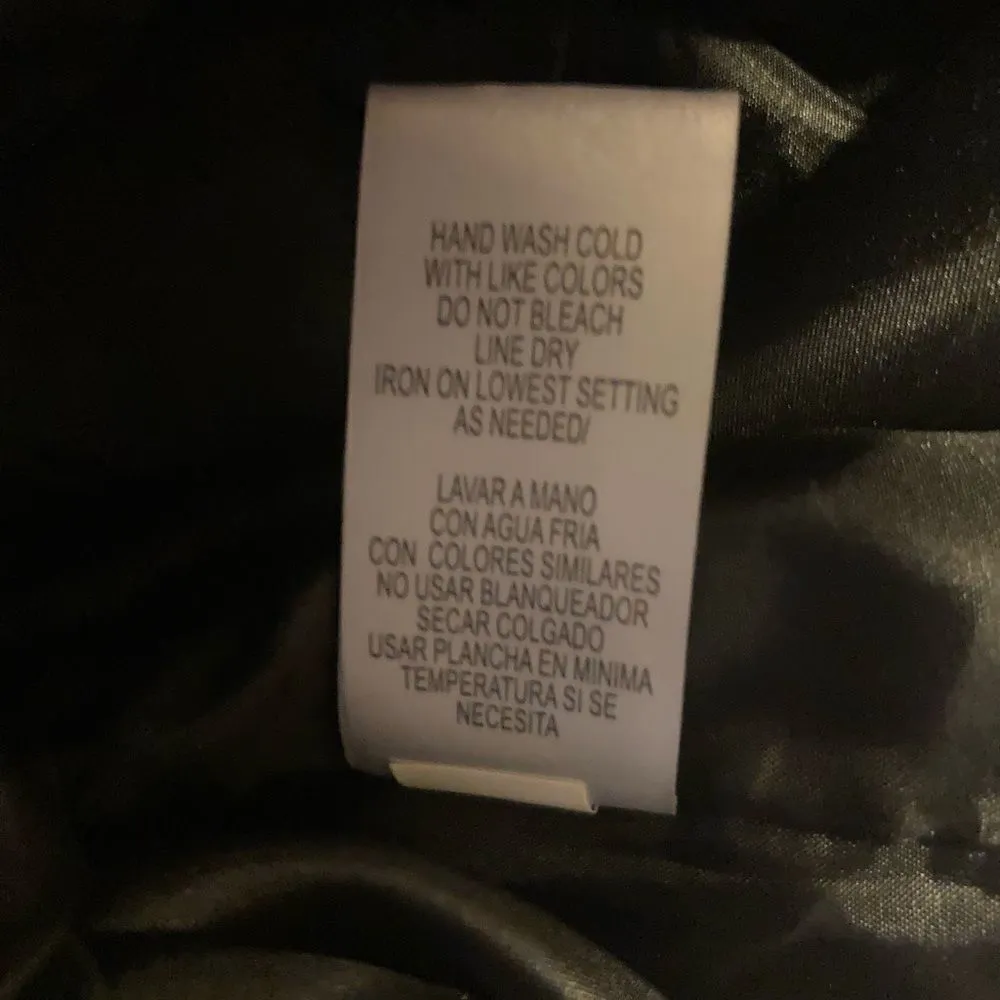 STUDIO ONE women’s dress, Size 16, white & black with white rosettes SEE DESCRIP - Image 9