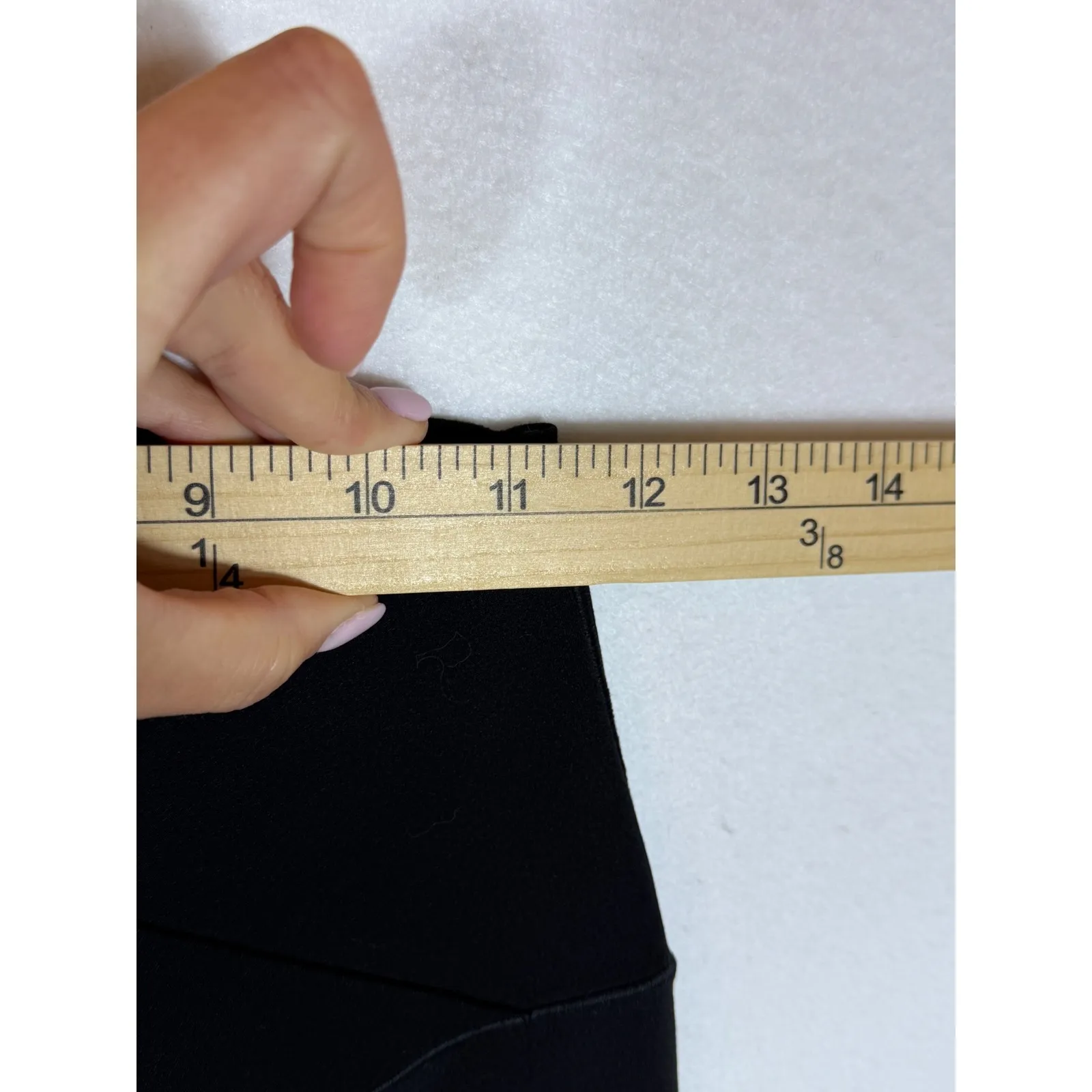 OFFLINE by Aerie Black V Waist Flare Leggings Athleisure Pants LG - Image 3