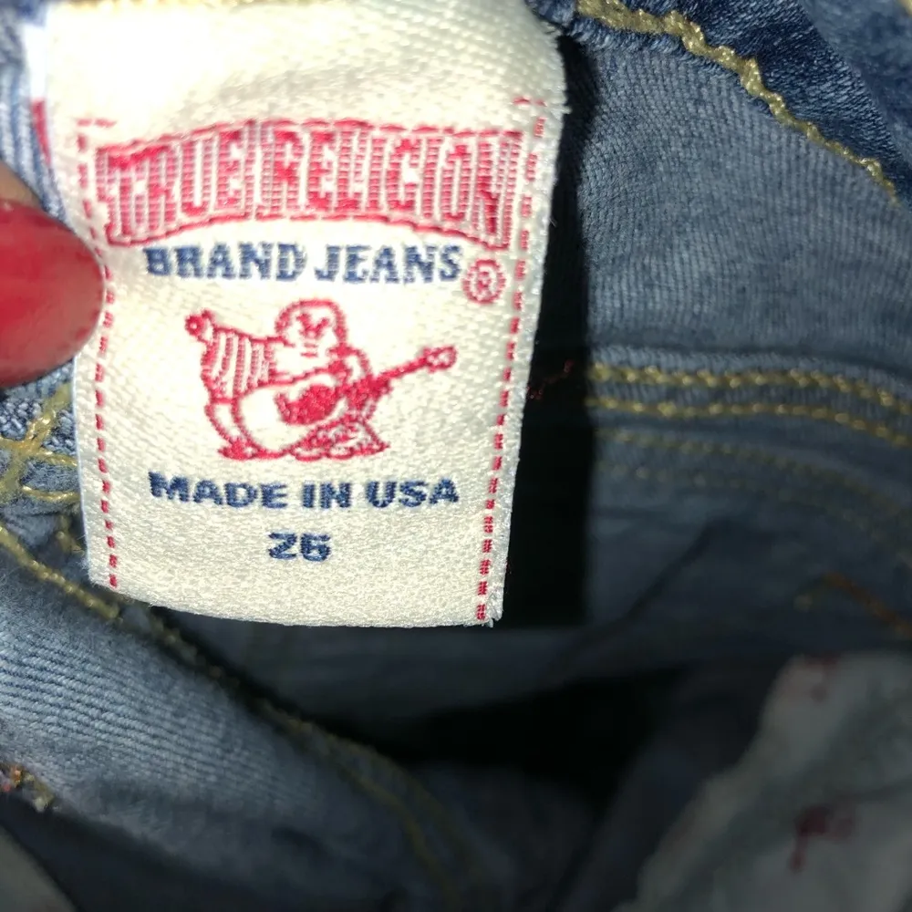 True Religion Womens Straight Leg Jeans Sz 26. - Image 9