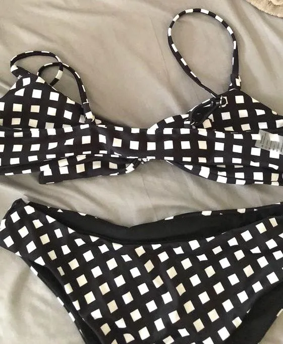 Zaful Black & White Bathing Suit  - Image 4