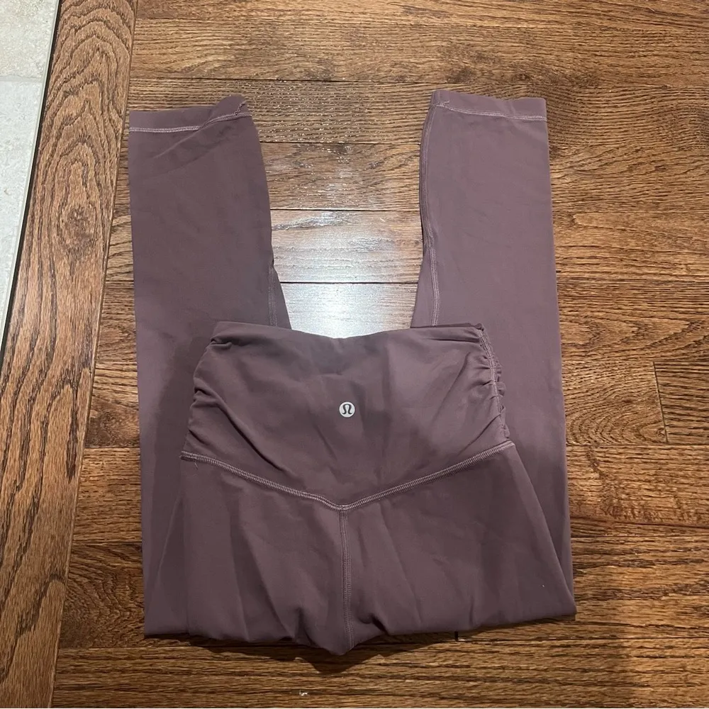 Lululemon Align Crop 21" Cross Waist Antique Bark - Image 4