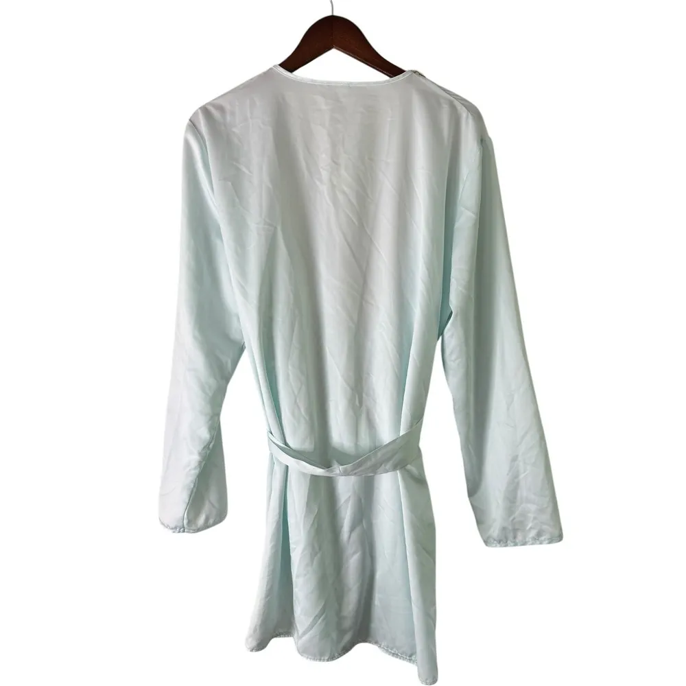 Flora Nikrooz Robe Lingerie Lace Trim Lightweight Loungewear Cover Up L/XL - Image 6