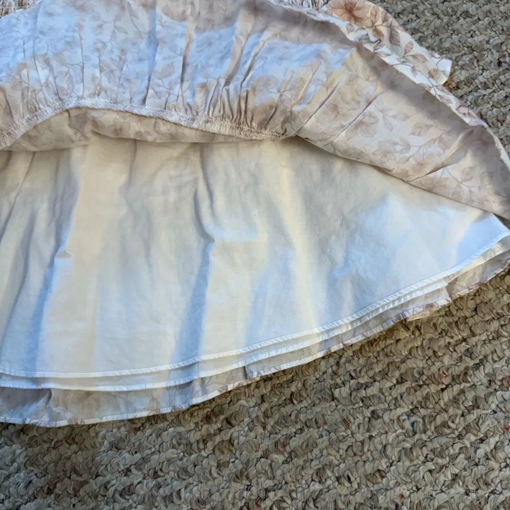 Intermix Mariah Ruffled Floral Voile Mini Skirt In Multi- Size Medium - Image 10