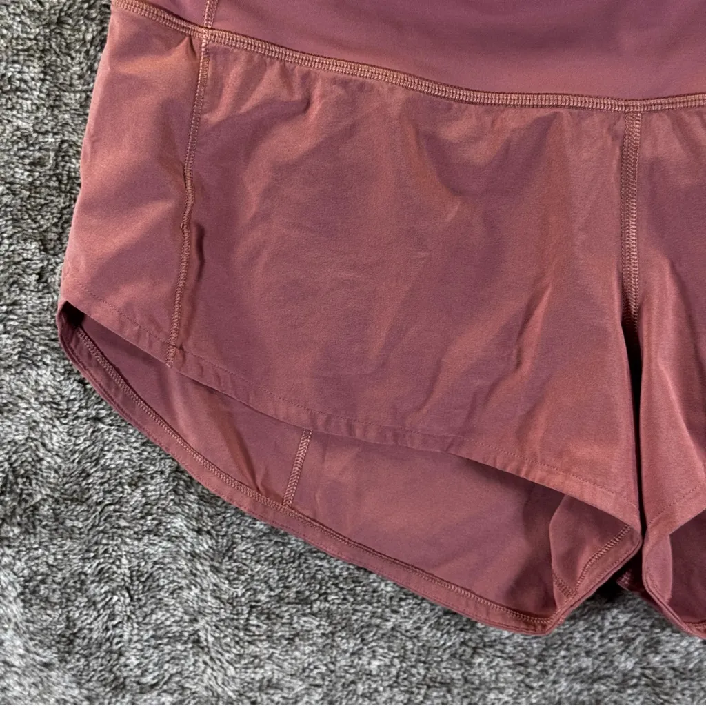 Lululemon Speed Up Short 2.5 Sz 8 Mauve - Image 3