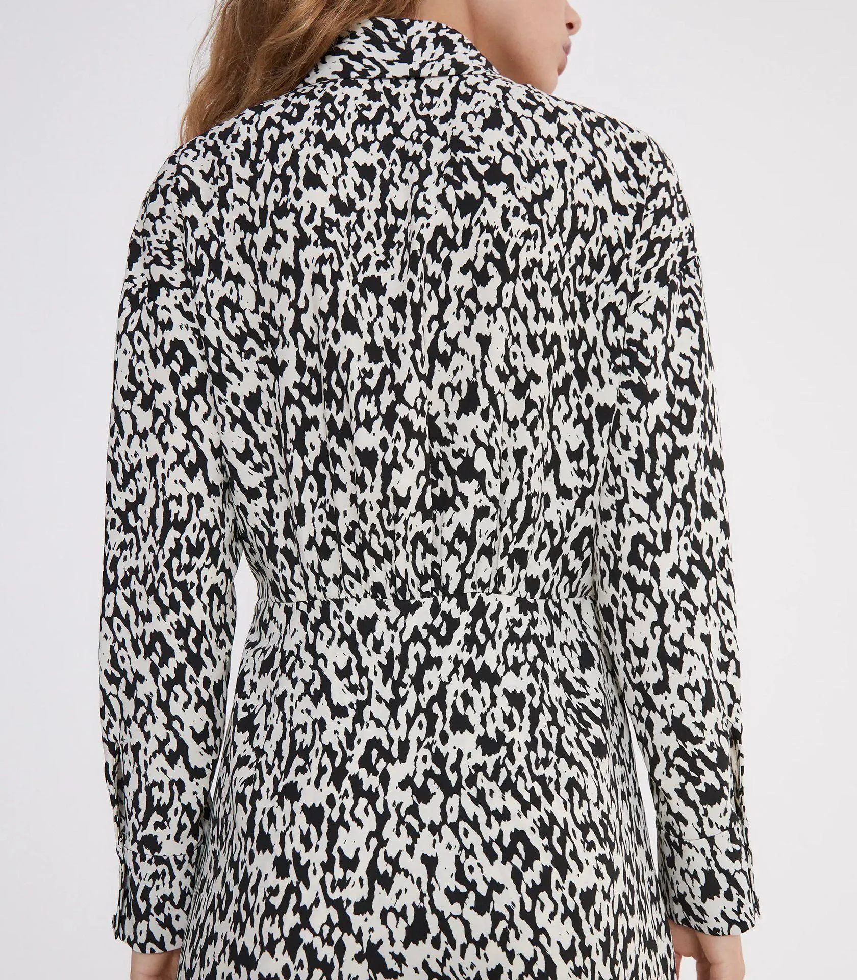 NWT  Black & White Animal Print Playsuit Dress - Image 5