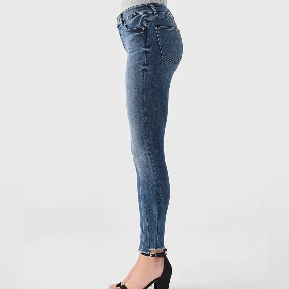 DL1961 Florence Mid-Rise Instasculpt Skinny Jeans Barbon Women’s Sz 28 - Image 3