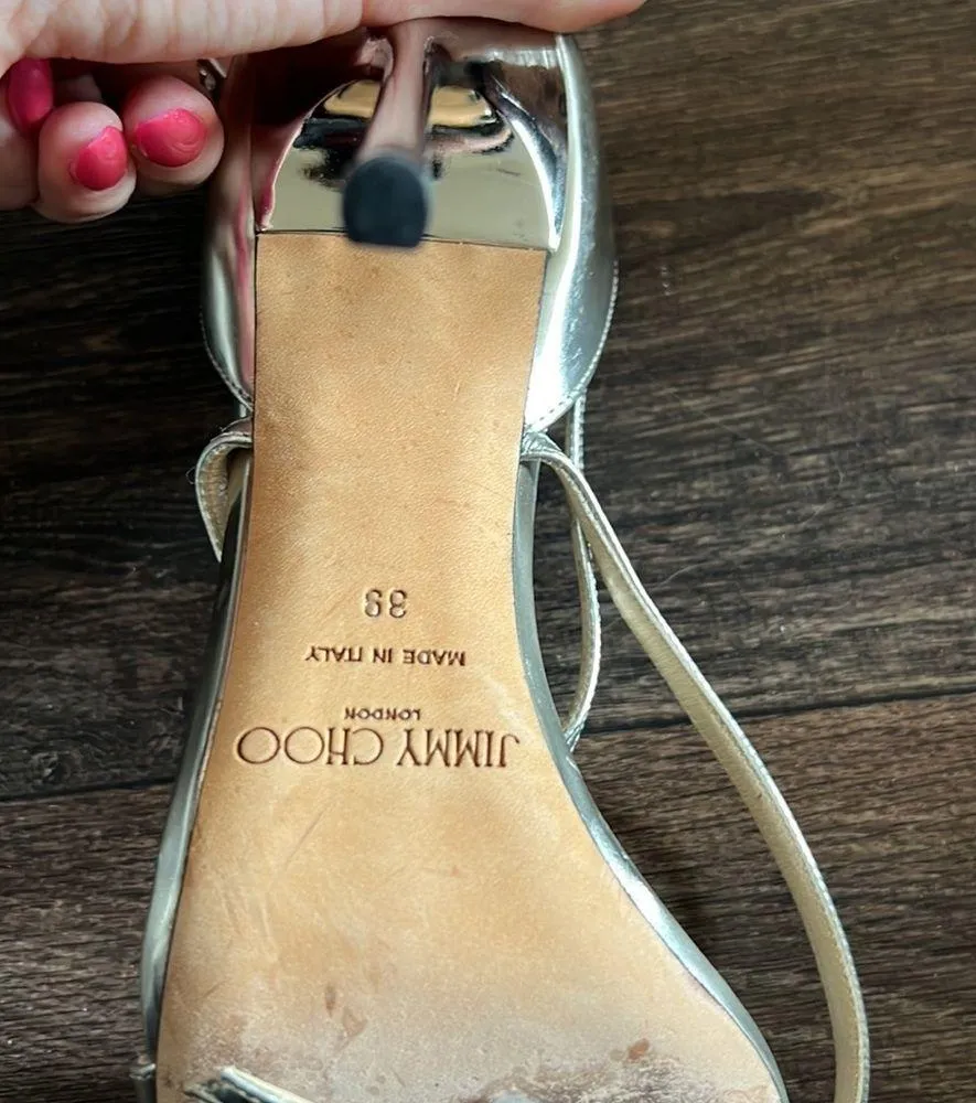 Jimmy Choo Hesper 110 Silver - Image 5