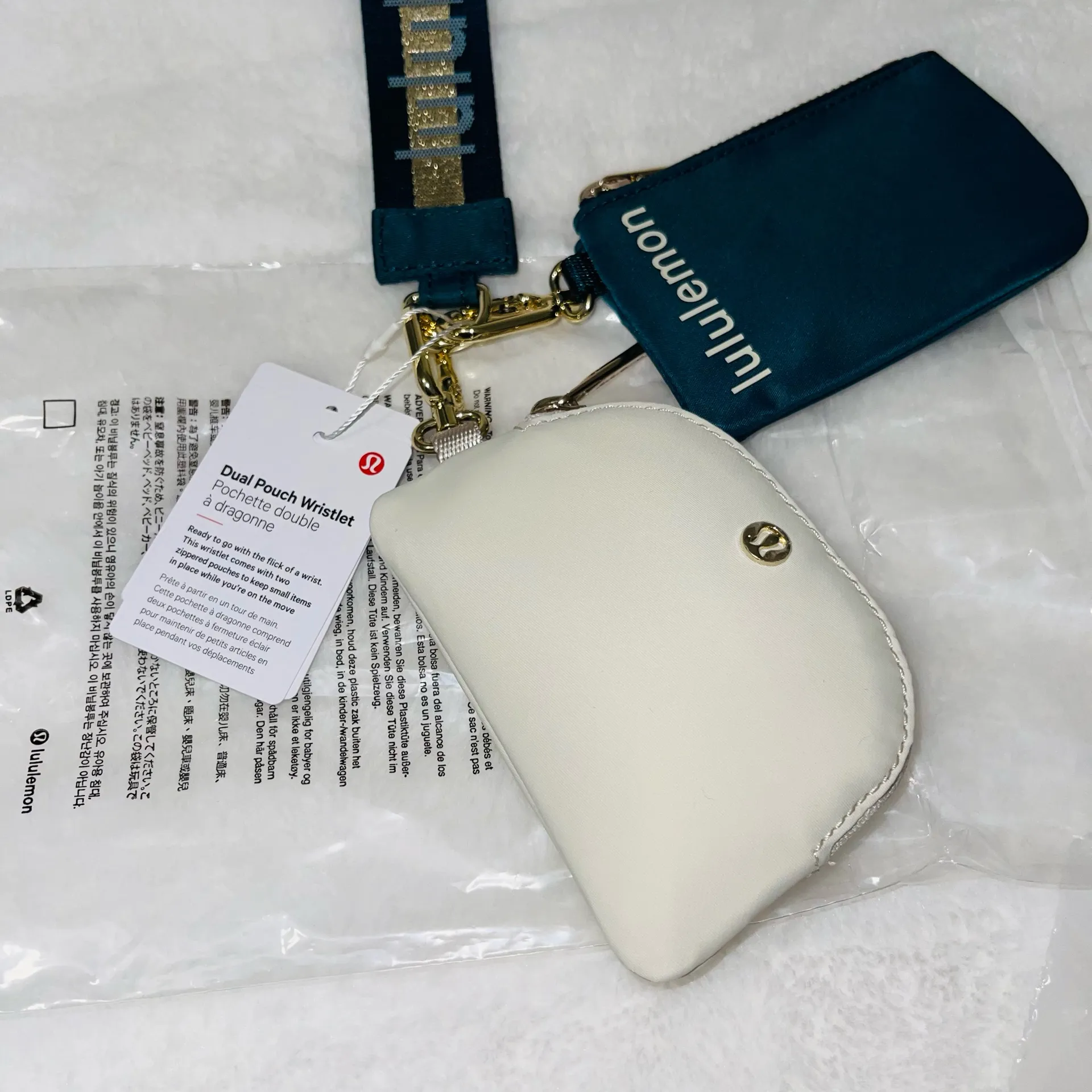 Lululemon Dual Pouch Wristlet Wordmark - Image 3